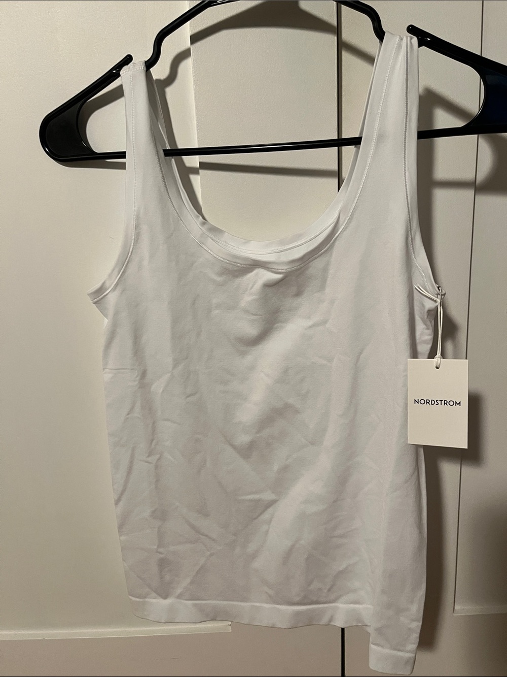 Nordstrom White Scoop Neck Tank